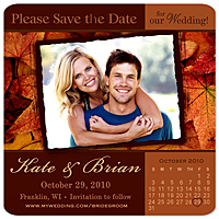 Autumn Leaves Photo Calendar